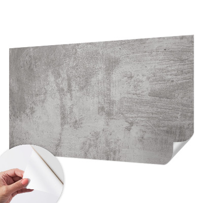 Self-adhesive photo wallpaper with a raw concrete motif