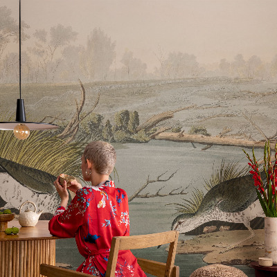 Children's wall mural A peaceful landscape