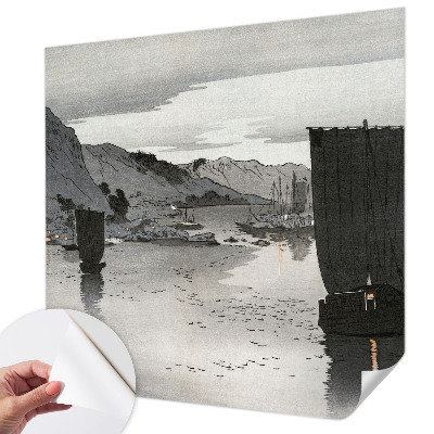 Removable wall mural wallpaper Evening bay