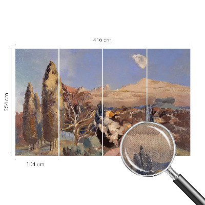 Removable wall mural Forest landscape