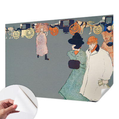 Peel and stick wall mural for kids' room Coach costumes