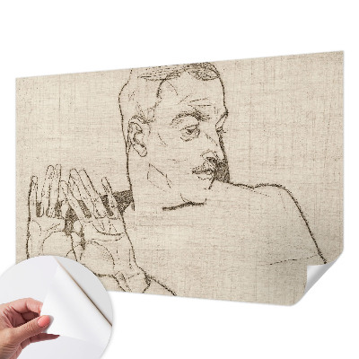 3D photo wallpaper mural A distinctive character