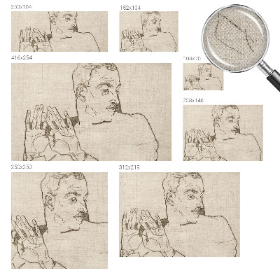 3D photo wallpaper mural A distinctive character