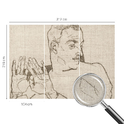 3D photo wallpaper mural A distinctive character