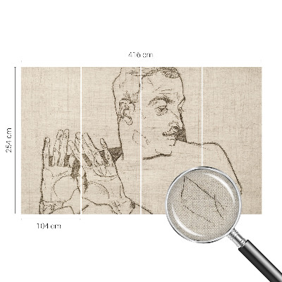 3D photo wallpaper mural A distinctive character