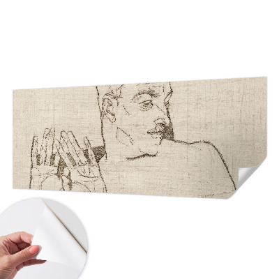 3D photo wallpaper mural A distinctive character