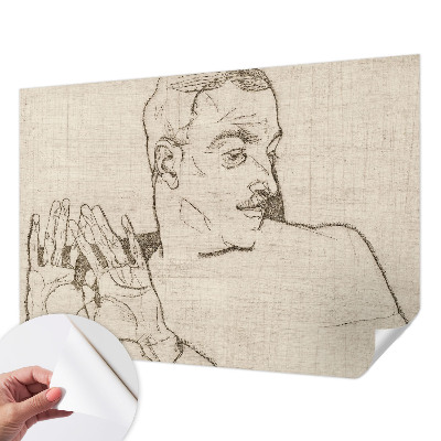 3D photo wallpaper mural with a distinctive character