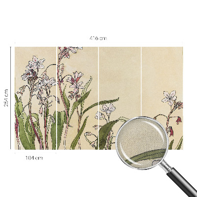 3D wall mural Floral elegance