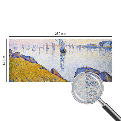 Self-adhesive photo wallpaper with a sail reflection design