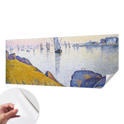Self-adhesive photo wallpaper with a sail reflection design