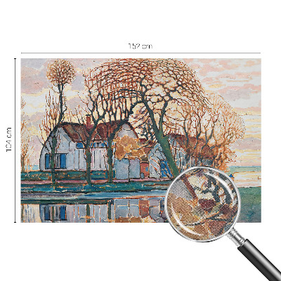 Removable wall mural wallpaper Idyllic landscape