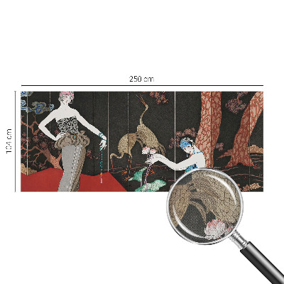 Peel and stick wall mural for living room Elegant scene