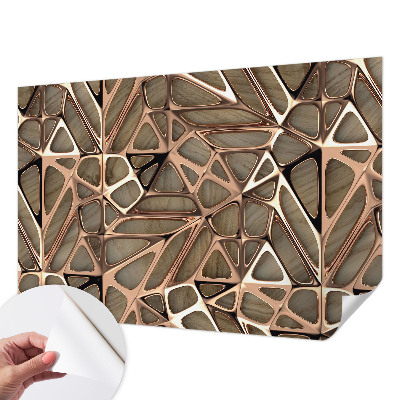 Peel and stick wall mural for kids' room Geometric pattern