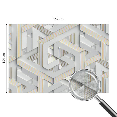 Nursery wall mural Illusory forms