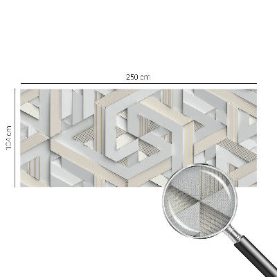 Nursery wall mural Illusory forms