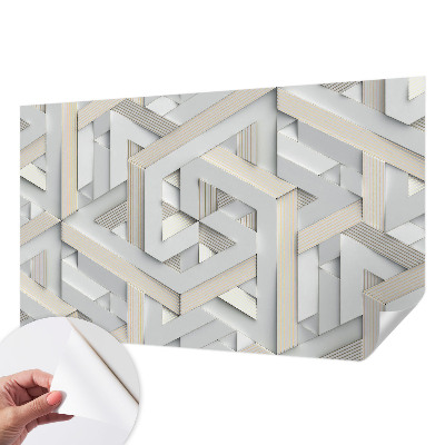 Nursery wall mural Illusory forms