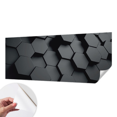 3D photo wallpaper mural 3D hexagons