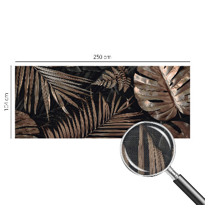 Children's wall mural Exotic leaves