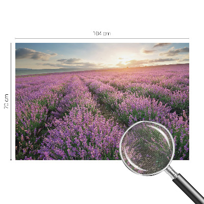 Baby room wall mural Lavender fields