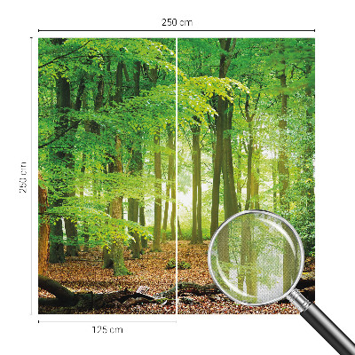 Peel and stick wallpaper mural Green forest