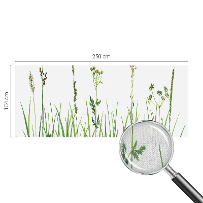 Self-adhesive photo wallpaper with a subtle floral design
