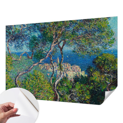 Removable wall mural wallpaper with Mediterranean views