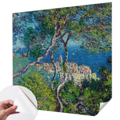 Removable wall mural wallpaper with Mediterranean views