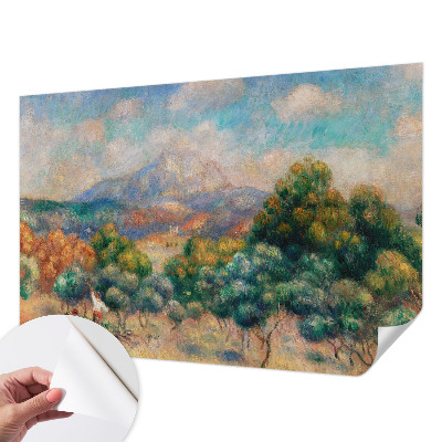 Peel and stick wall mural for bedroom Mountain landscape