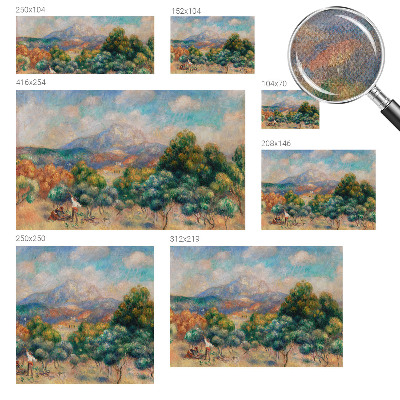Peel and stick wall mural for bedroom Mountain landscape
