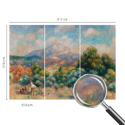 Peel and stick wall mural for bedroom Mountain landscape