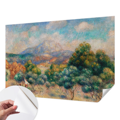 Peel and stick wall mural for bedroom Mountain landscape