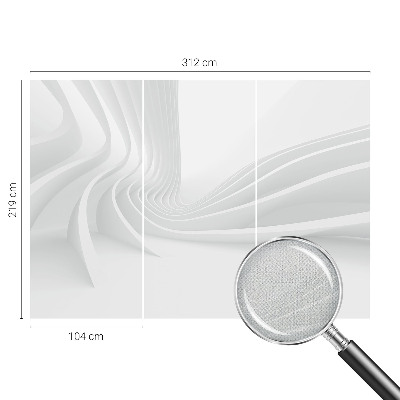 Removable wall mural Fluid lines