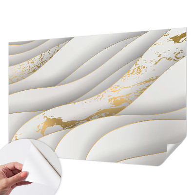 Nursery wall mural with dynamic patterns suitable for a child's room