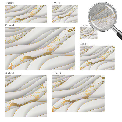 Nursery wall mural with dynamic patterns suitable for a child's room