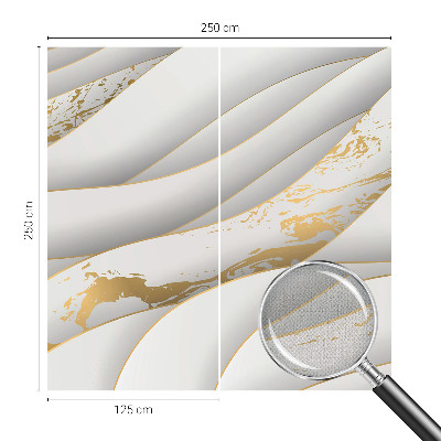 Nursery wall mural with dynamic patterns suitable for a child's room