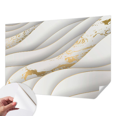 Nursery wall mural with dynamic patterns suitable for a child's room