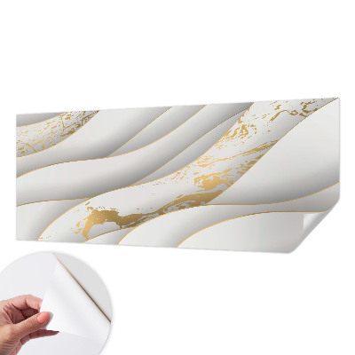 Nursery wall mural with dynamic patterns suitable for a child's room