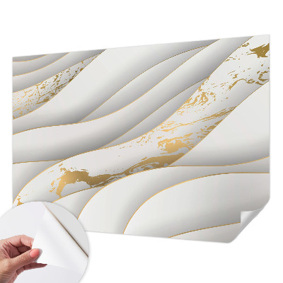 Nursery wall mural with dynamic patterns suitable for a child's room