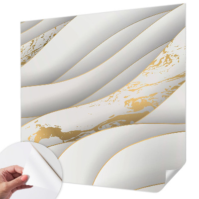 Nursery wall mural with dynamic patterns suitable for a child's room