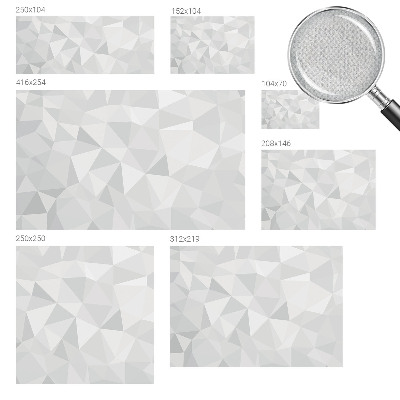 3D wall mural Triangular mosaic
