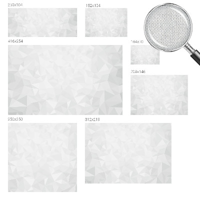 Peel and stick wall mural with an abstract pattern