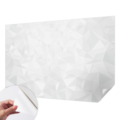 Peel and stick wall mural with an abstract pattern