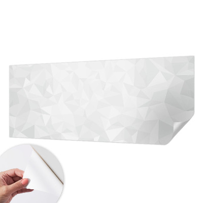 Peel and stick wall mural with an abstract pattern