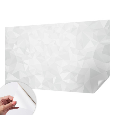 Peel and stick wall mural with an abstract pattern