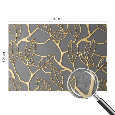 Peel and stick wallpaper mural Elegant leaves
