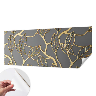 Peel and stick wallpaper mural Elegant leaves