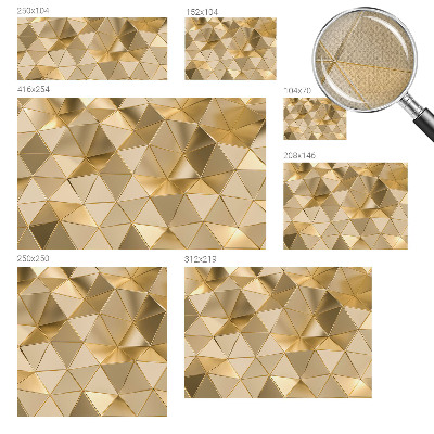 Self-adhesive wall mural Triangular patterns