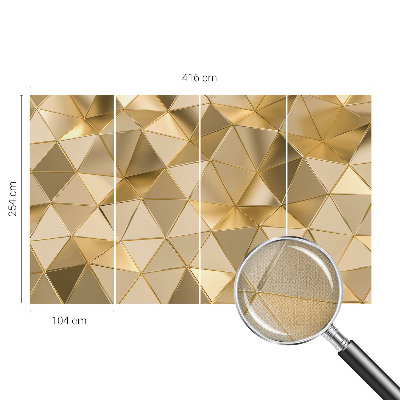 Self-adhesive wall mural Triangular patterns