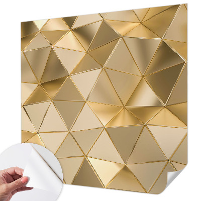 Self-adhesive wall mural Triangular patterns