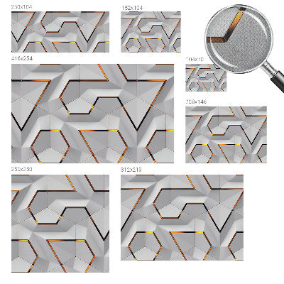 Self-adhesive photo wallpaper Three-dimensional patterns